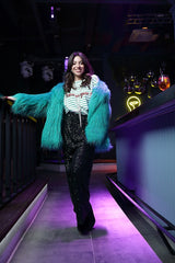 Mongolian fur in turquoise’s green. Blana mongoleza verde turquoise KALINKA FURS