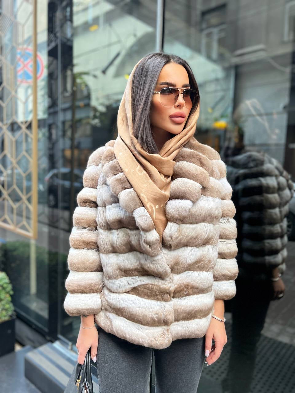 Rex Chinchilla Fur. Blana naturala din Rex Chinchilla KALINKA FURS