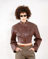 Marcy Geaca din piele naturala