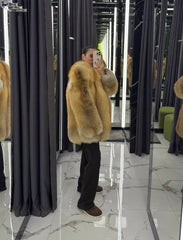 Blana din vulpe naturală. Lungime 90cm KALINKA FURS