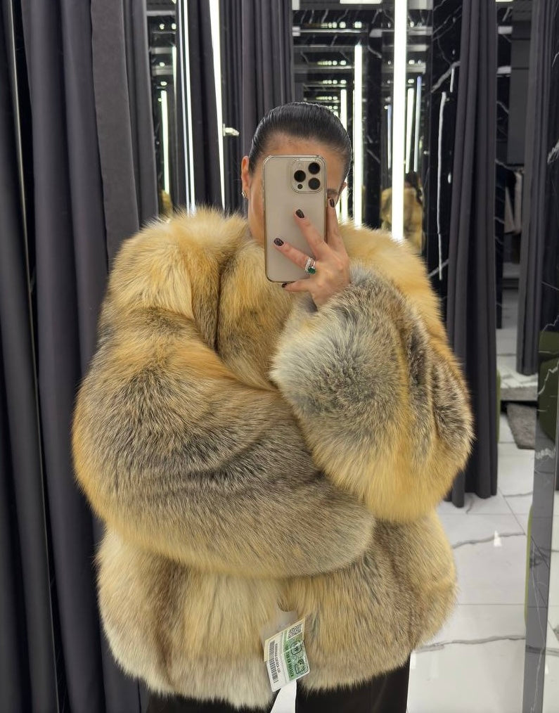 Blana aurie din vulpe KALINKA FURS