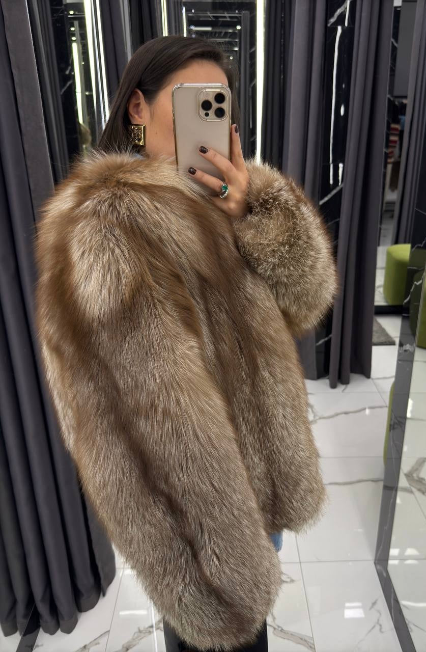 Blana din vulpe naturală. Lungime 70cm KALINKA FURS