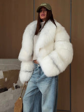 Ocean Natural polar fox fur