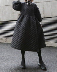 Puff sleeve kimono coat. Trench kimono cu mâneci pufoase KALINKA FURS