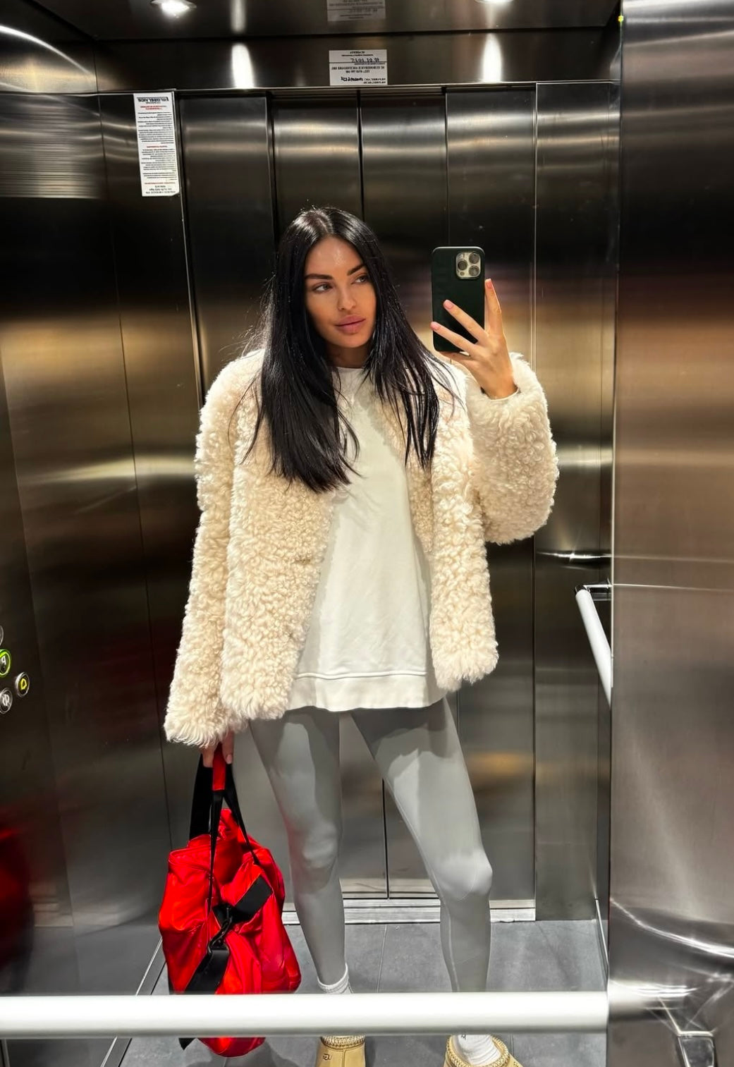 Tigrado Fur Coat. Geaca din blana naturala de oaie Tigrado KALINKA FURS