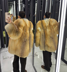 Blana din vulpe naturală. Lungime 90cm KALINKA FURS