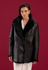 Tommy Natural Sheepskin Coat Tuscany
