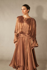 Alma flowy evening dress