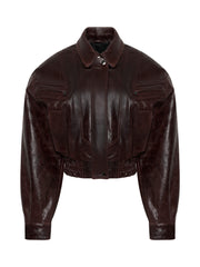 Milena geaca bomber cu maneci bufante KALINKA FURS