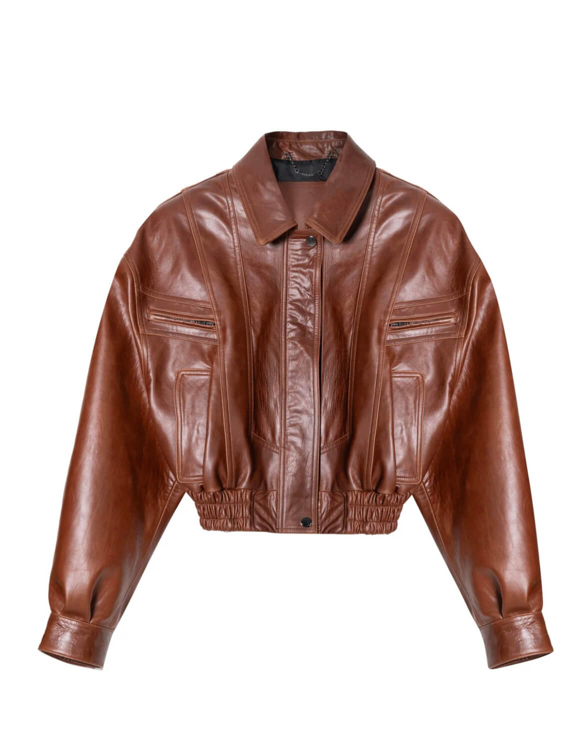 Milena geaca bomber cu maneci bufante KALINKA FURS