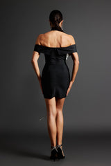 Maddie Rochie pe corp cu detaliu floral KALINKA FURS