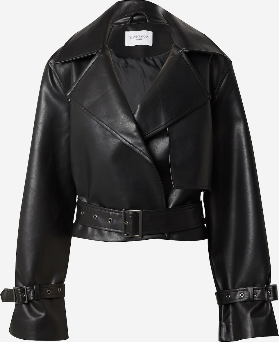 Selma Geaca neagră din piele eco KALINKA FURS