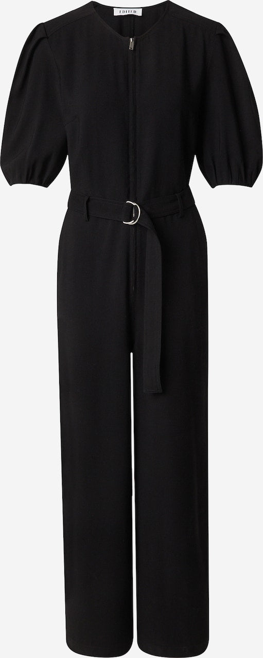 Salopetă cu umeri și ajustată în talie. Mărime M