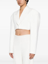 Viola Short oversized jacket with broad shoulders