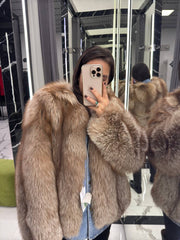 Blana din vulpe naturală. Lungime 70cm KALINKA FURS