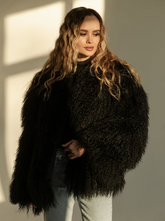 Mongolian Fur. Blana naturala din oaie mongoleza. Blana din miel tibetan KALINKA FURS