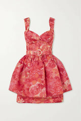 Indie rochie florata cu bretele