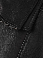 Patricia geaca oversized din piele texturata