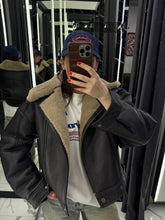 Shearling Leather Jacket. Cojoc din piele naturală KALINKA FURS