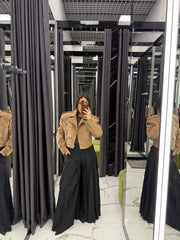 Suede Leather Jacket. Geaca din piele întoarsă. KALINKA FURS