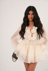 Melory summer tunic/blouse with flowers