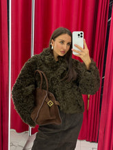 Tigrado Shearling Coat. Blana din oaie Tigrado KALINKA FURS