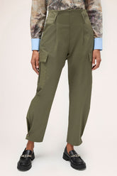 Pantaloni crop cargo, M