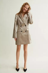 Rochie tip sacou cu nasturi, Zara, Mărime M