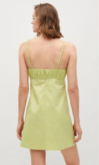 Rochie de vară scurtă cu bretele, Mango, M