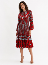 Rochie midi cu imprimeu, one size