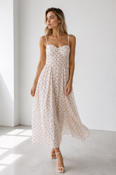 Roxana rochie midi cu buline