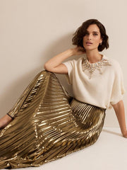 Fustă cu pliuri TopShop, M