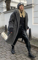 Teddy Coat Oversized. Palton oversized Teddy KALINKA FURS