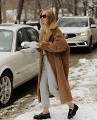 Teddy Coat Oversized. Palton oversized Teddy KALINKA FURS