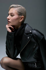 Classic modern jacket. Geaca clasică modern twist KALINKA FURS