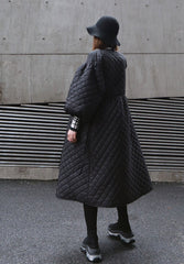 Puff sleeve kimono coat. Trench kimono cu mâneci pufoase KALINKA FURS