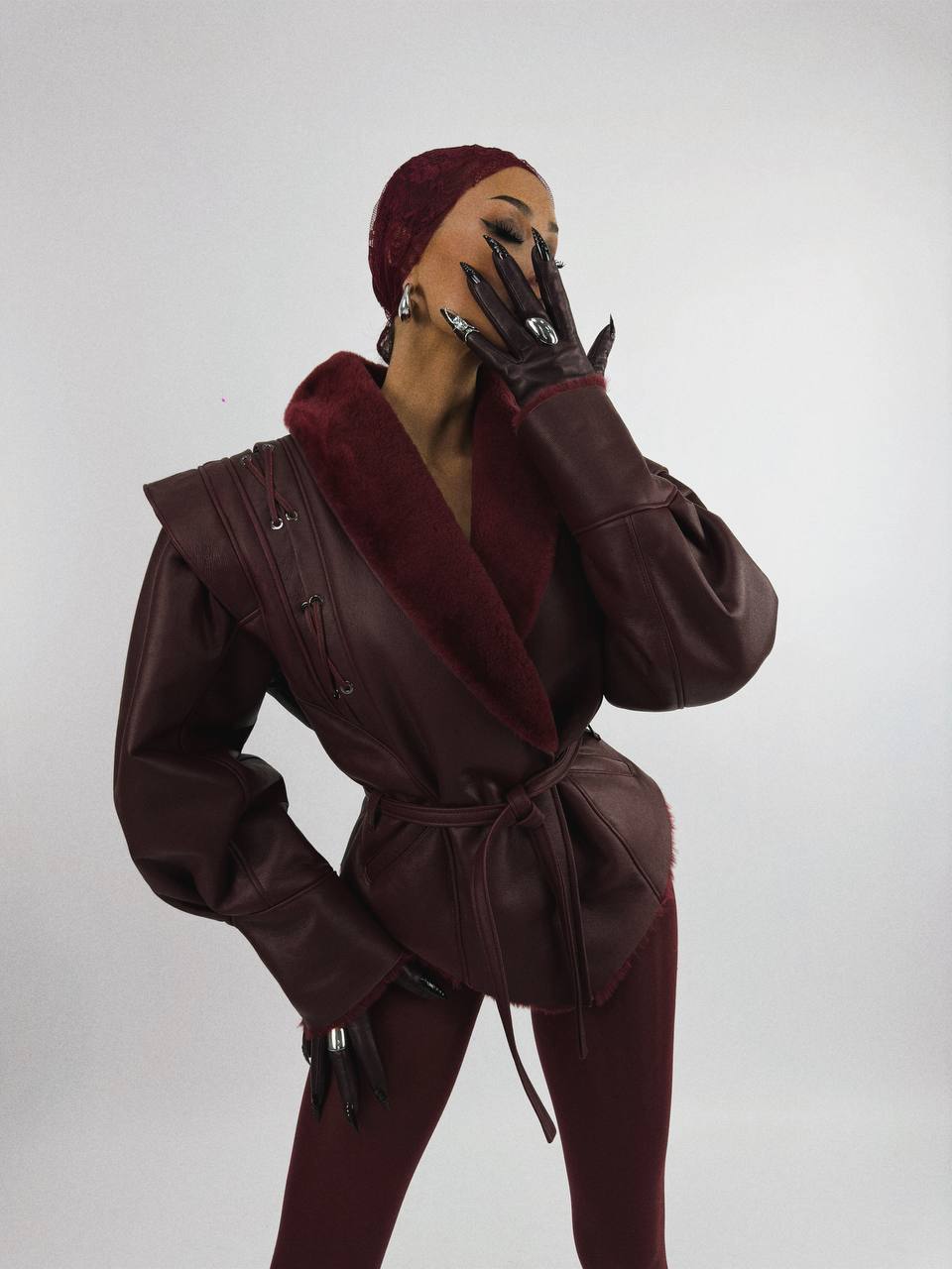 Shearling Jacket. Cojoc din lana naturala KALINKA FURS