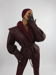 Shearling Jacket. Cojoc din lana naturala KALINKA FURS