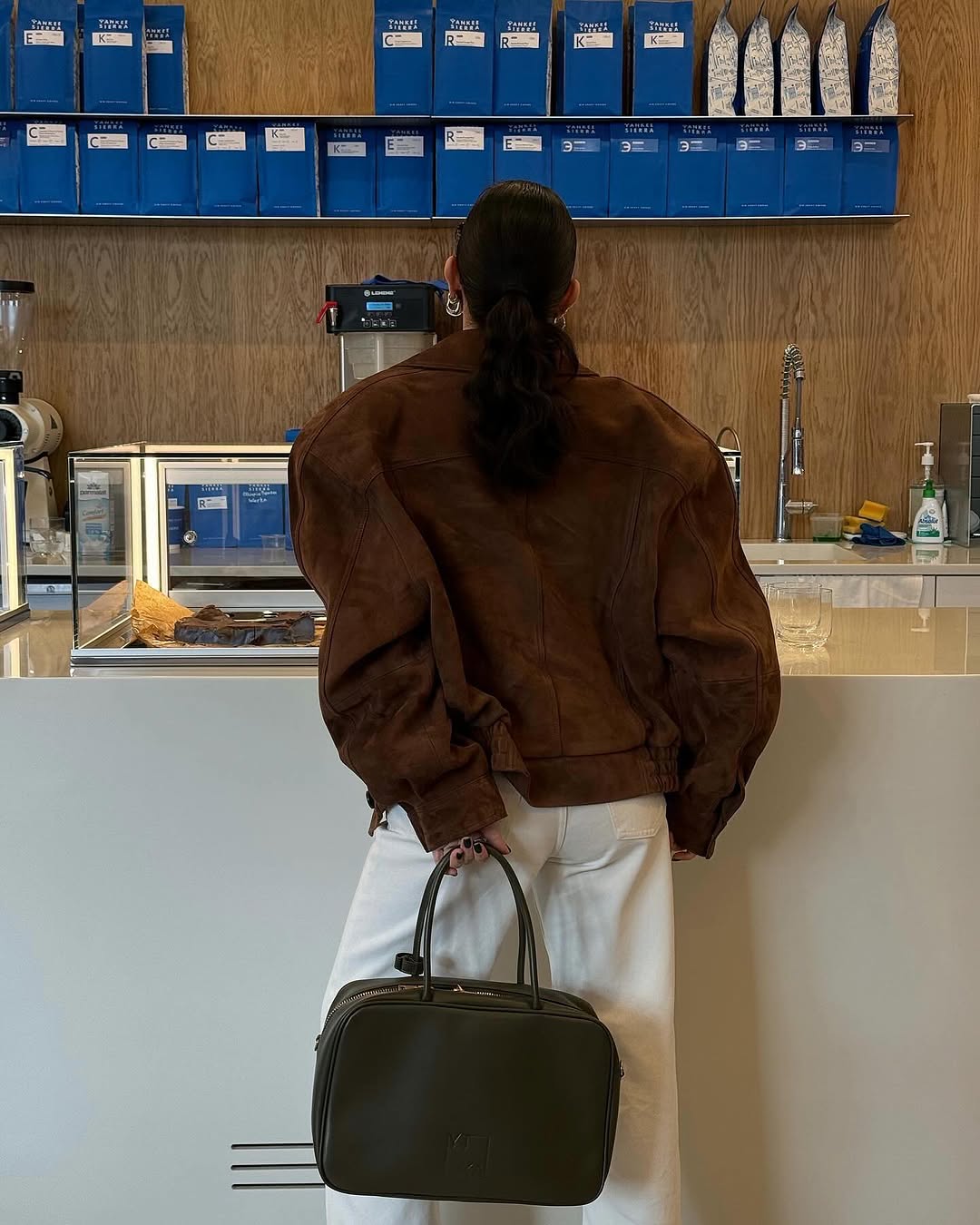 Blazer suede jacket. Geaca tip sacou din piele întoarsă KALINKA FURS