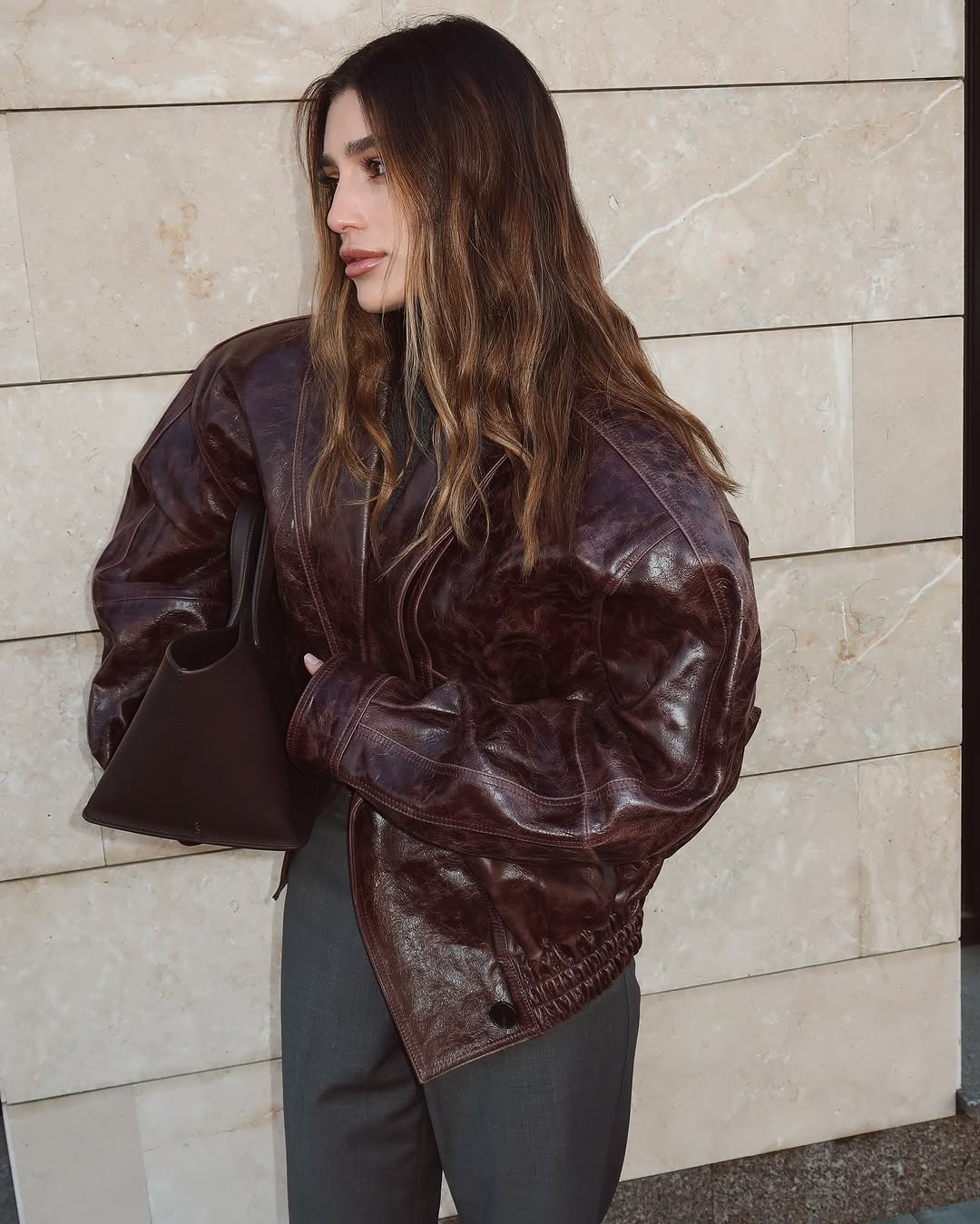 Old vintage jacket. Geaca cu efect old vintage KALINKA FURS