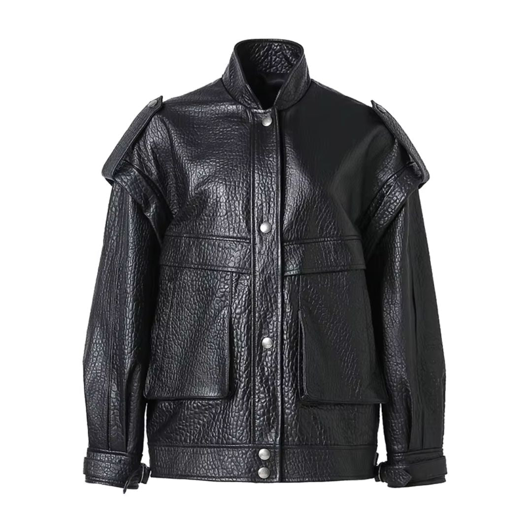 Oversized masculine jacket. Geaca masculină cu buzunare KALINKA FURS