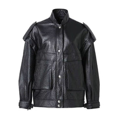 Oversized masculine jacket. Geaca masculină cu buzunare KALINKA FURS