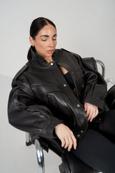 Oversized masculine jacket. Geaca masculină cu buzunare KALINKA FURS