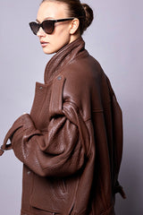 Oversized masculine jacket. Geaca masculină cu buzunare KALINKA FURS