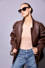 Oversized masculine jacket. Geaca masculină cu buzunare KALINKA FURS