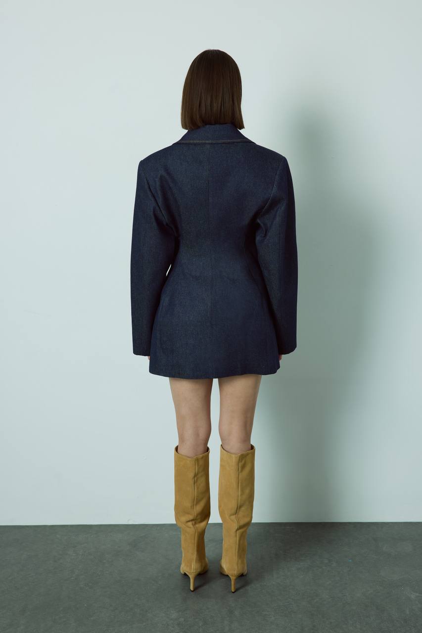 Marcella sacou din denim KALINKA FURS