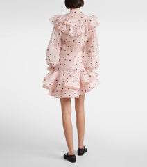 Olya rochie roz cu buline KALINKA FURS