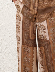 Boho set bluză si pantaloni KALINKA FURS