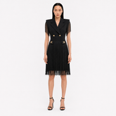 Rochie tip vesta cu franjuri