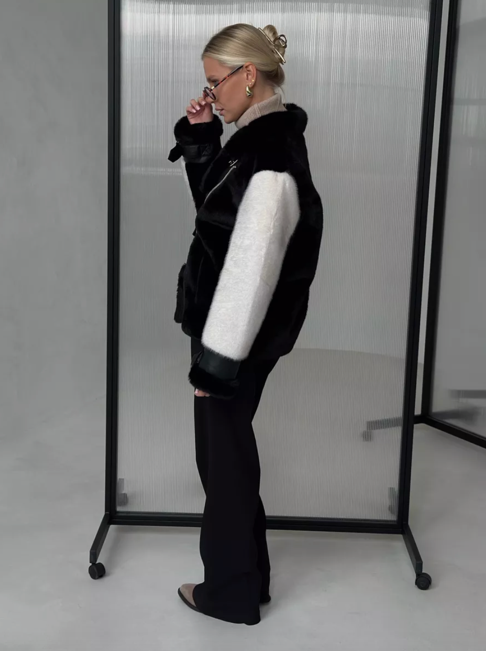 Cojoc de iarna din blana naturală KALINKA FURS